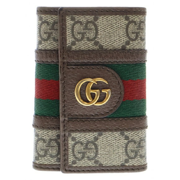 Gucci Ophidia GG Supreme Canvas Case Brown - Picture 1 of 5
